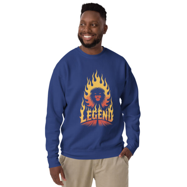 unisex-premium-sweatshirt-team-royal-front-68ab5ae9e7d35.jpg Legend Print Unisex Premium Sweatshirt