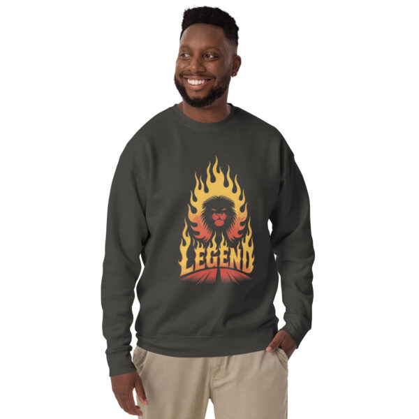 unisex-premium-sweatshirt-vintage-black-front-68ab5ae9e7dd0.jpg Legend Print Unisex Premium Sweatshirt