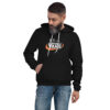 unisex-pullover-hoodie-black-front-689d2e51cf1f4.jpg V Print Unisex hoodie