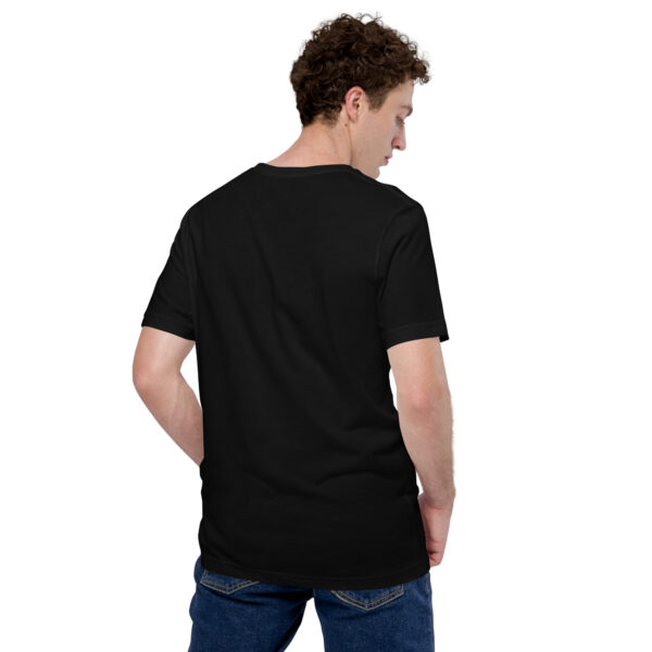 unisex-staple-t-shirt-black-back-68a32f6d072a4.jpg Laser Print Unisex t-shirt