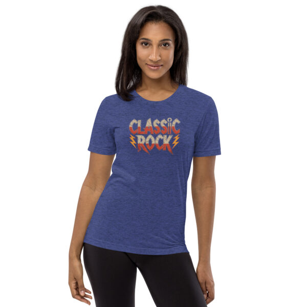 unisex-tri-blend-t-shirt-navy-triblend-front-689ce73dde1a7.jpg Classic Rock Print Short sleeve t-shirt