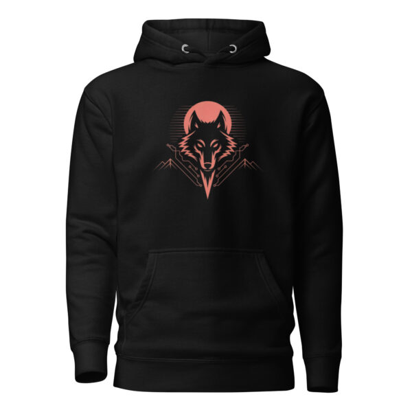 cotton-heritage-m2580-i-unisex-premium-pullover-hoodie-black-front-68d58a7569b05.jpg Wolf Print Unisex Hoodie
