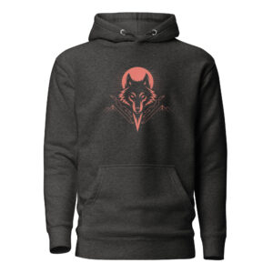 Wolf Print Unisex Hoodie