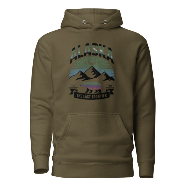 cotton-heritage-m2580-i-unisex-premium-pullover-hoodie-military-green-front-68d4449802201.jpg Alaska Print Unisex Hoodie