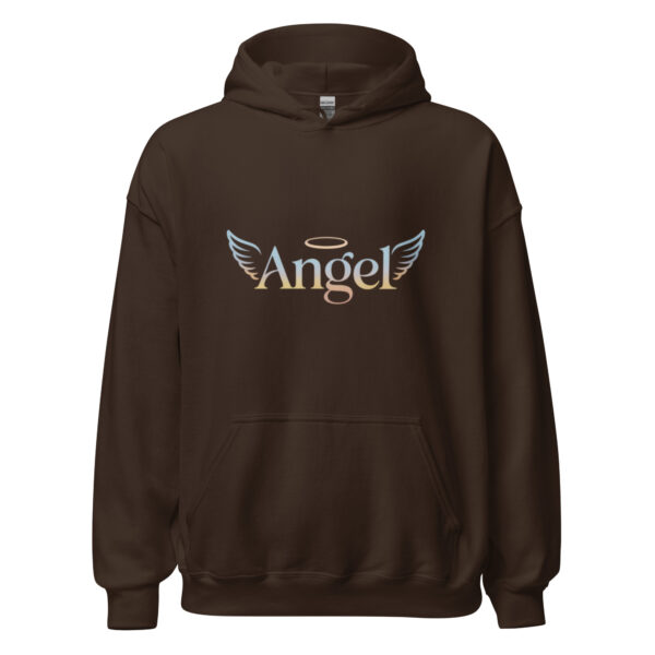 unisex-heavy-blend-hoodie-dark-chocolate-front-68da406631008.jpg Angel Print Unisex Hoodie