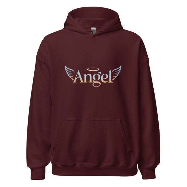 unisex-heavy-blend-hoodie-maroon-front-68da406631143.jpg Angel Print Unisex Hoodie