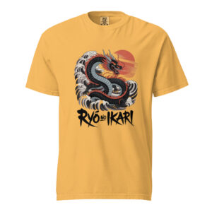 Yellow Unisex garment-dyed heavyweight t-shirt