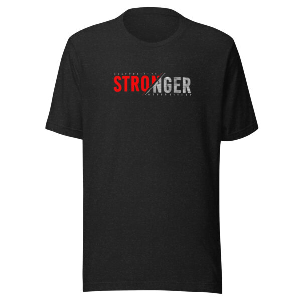 unisex-staple-t-shirt-black-heather-front-69139a707f369.jpg Stronger Print Unisex t-shirt